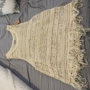 Cream American eagle sweater